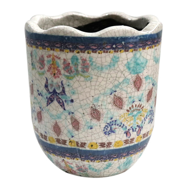 Cleo Ceramic Pot 'Multicolour'