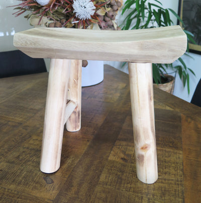 Timber Stool Stand