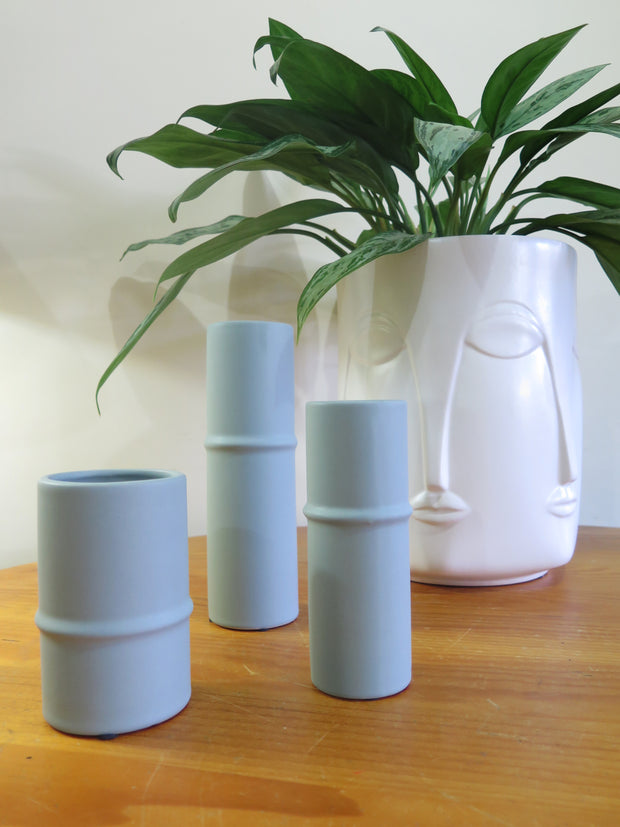 Bamboo Vase 'Sage' x 3 sizes & Set