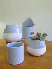 Tidal Pot 'Pastel Blue' x 3 sizes