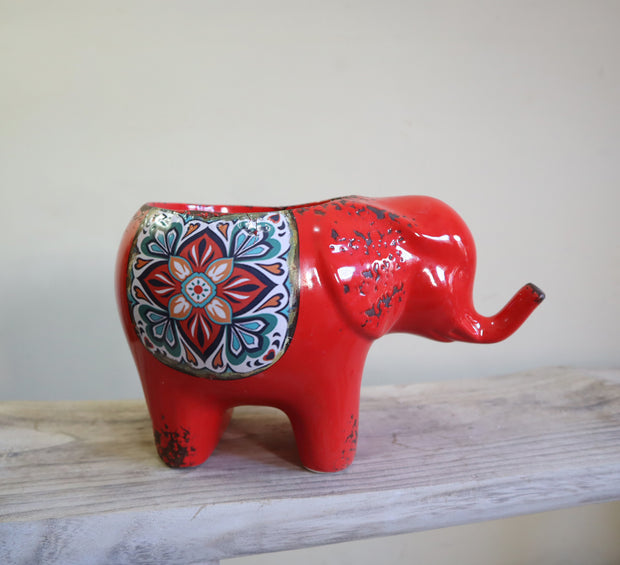 Mosaic Elephant Pots - Medium - Limited Stock