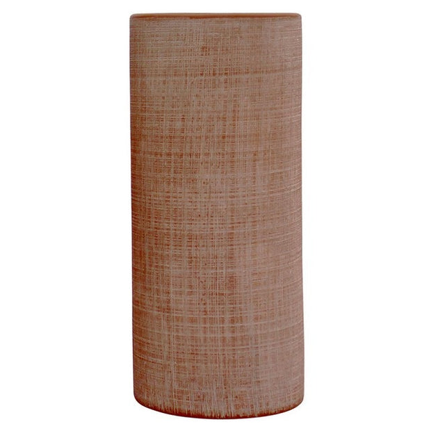 Scratch textured Cylinder Vase x 2 colours
