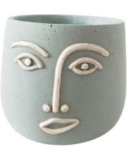 Abstract 'Sage' Face Planter 'H16cm'