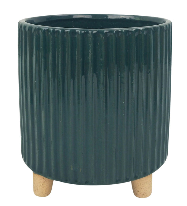 Pleat Planter with feet x 4 colours