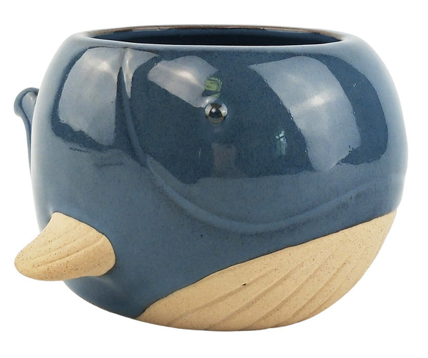 'Wade' Blue Whale Planter